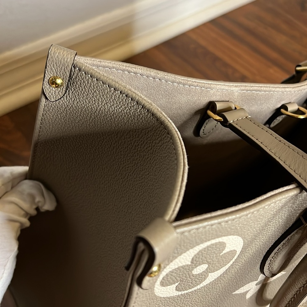 Louis Vuitton Gray Tote Bag with Monogram Design - Picture 10 of 13